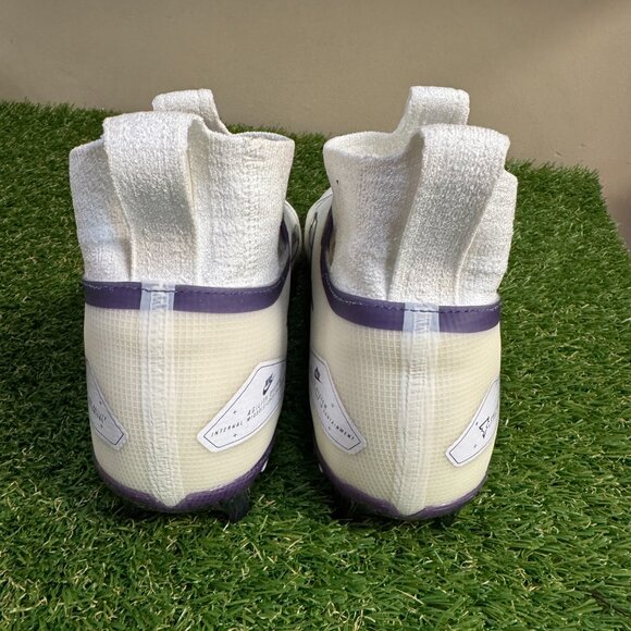 Nike Alpha Menace Elite 3 P Football Cleats White/Purple Men 10.5 DM1792-101 NEW main image 7